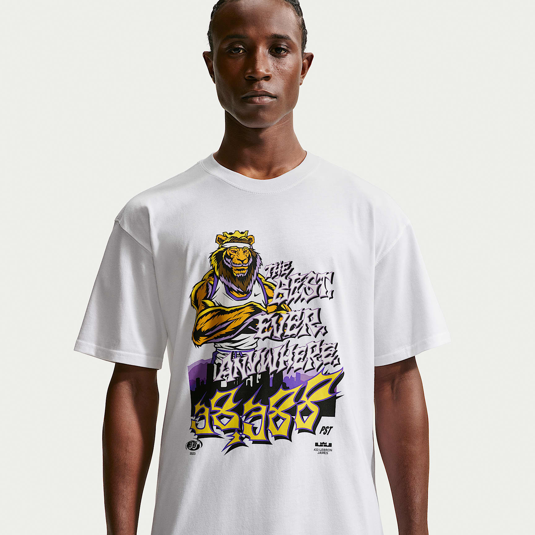 LeBron 'For The Record' Nike Men's Basketball T-Shirt. Nike CA
